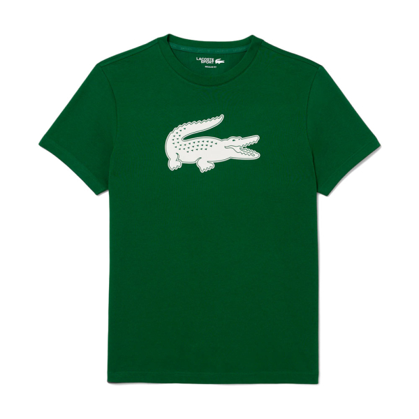Lacoste T-shirts Vert - T-SHIRT DE SPORT XXL ULTRA SEC AVEC LOGO - 5 - Ref 49 €