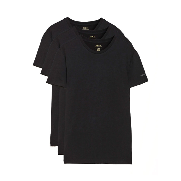 Ralph Lauren T-shirts Noir - LOT DE 3 T-SHIRTS BASIQUES - L - Ref 75 €