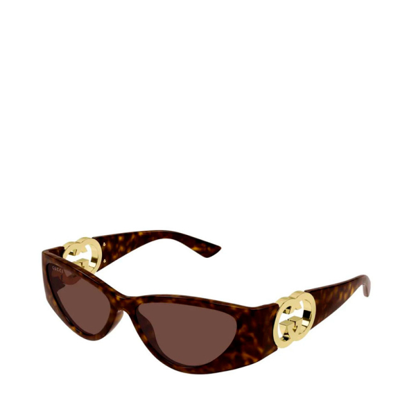 Gucci Lunettes de soleil GG1824S - 55 La Havane- Ref 232 €