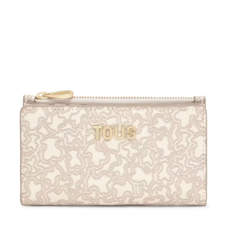 kaos-mini-lines-beige-wallet-tous kaos-mini-lines-beige-wallet-tous