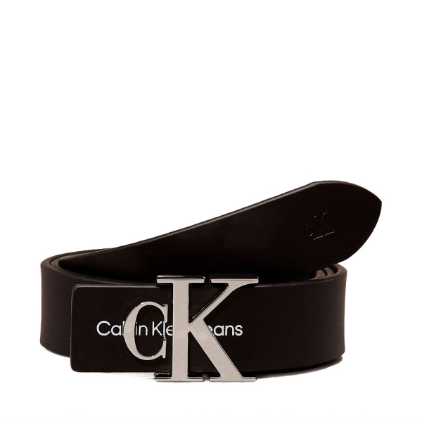 Calvin Klein CEINTURE EN CUIR AVEC LOGO - 100 Noir- Ref 38 €