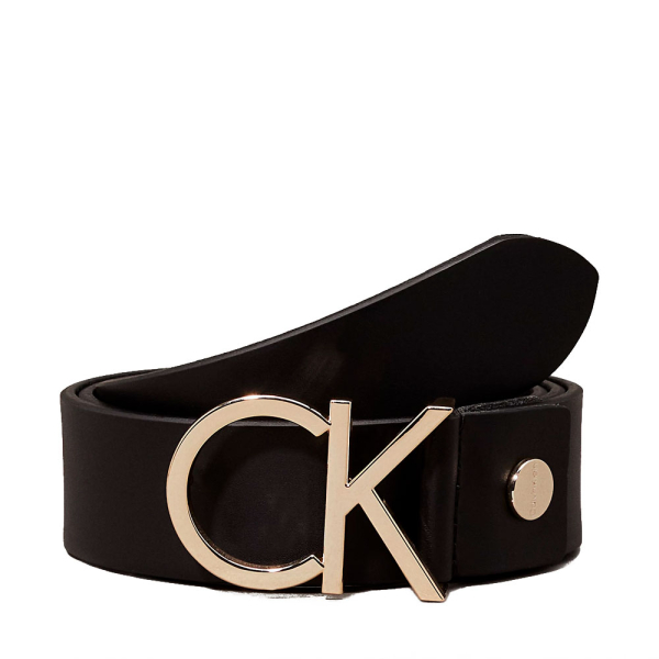 Calvin Klein Ceinture en cuir avec logo - 85 Noir- Ref 38 €