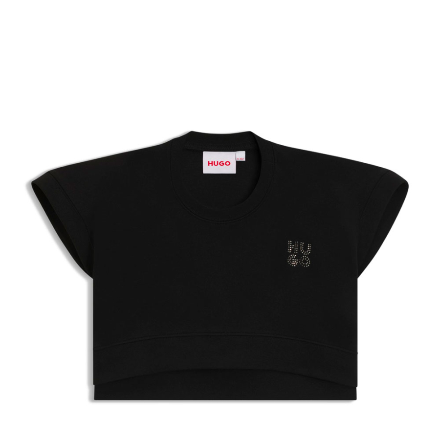 camiseta-de-corte-holgado-con-logo-de-tachuelas-kids camiseta-de-corte-holgado-con-logo-de-tachuelas-kids