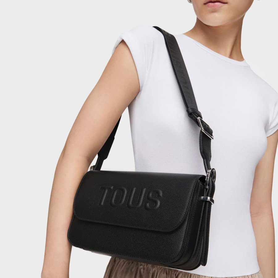 bolsa-transversal-tous-brenda-preta-design-moderno bolsa-transversal-tous-brenda-preta-design-moderno