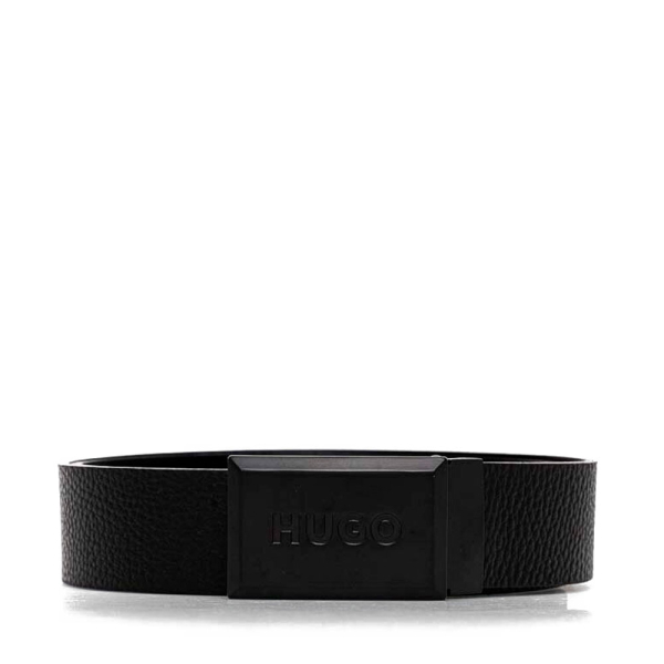 Hugo Boss Ceinture rversible en cuir italien lisse et grain - 105 Noir- Ref 56 €
