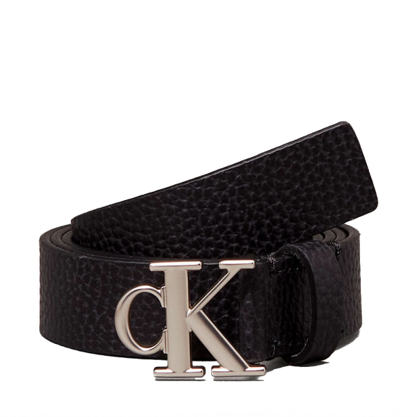 Calvin Klein Ceinture en cuir avec logo - 90 Noir- Ref 38 €