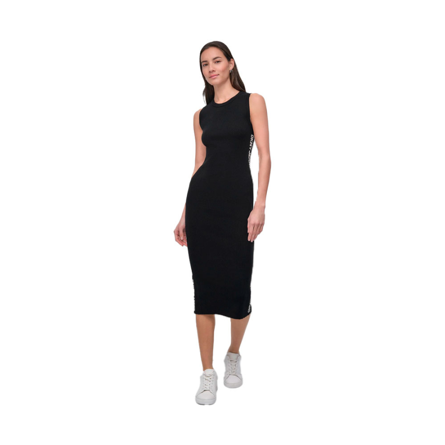 vestido-side-logo-rib-midi vestido-side-logo-rib-midi