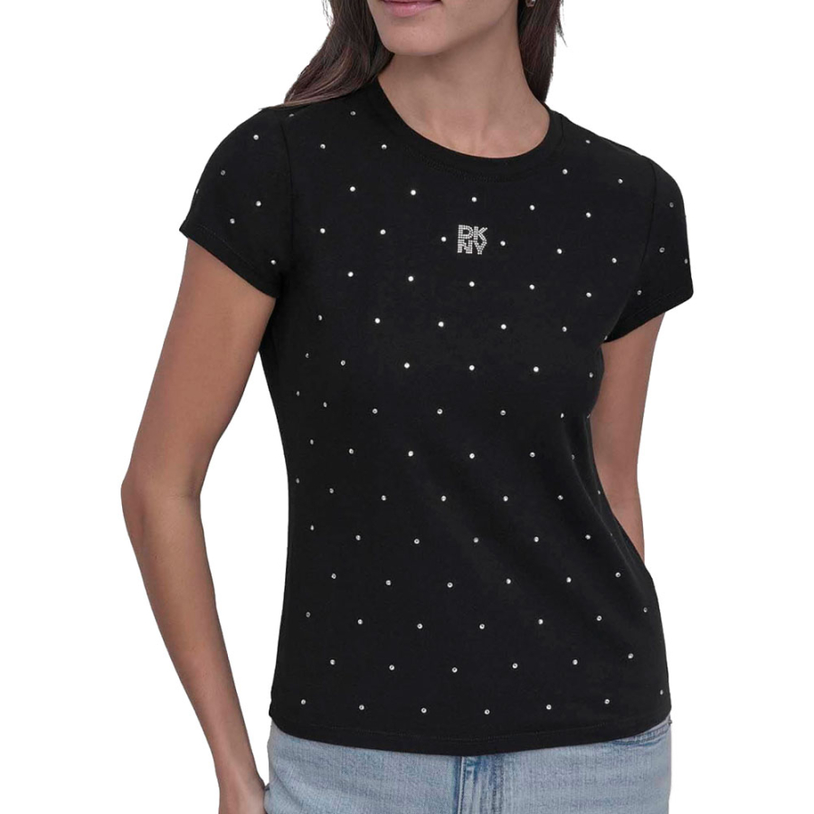 t-shirt-col-rond-strass t-shirt-col-rond-strass