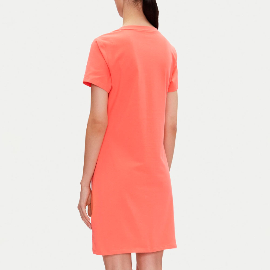mini-vestido-com-decote-em-v-e-logo-stud mini-vestido-com-decote-em-v-e-logo-stud