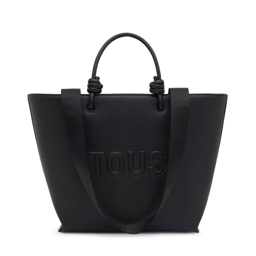 tous-la-rue-nuova-borsa-tote-nera-con-stile-urbano-da-donna tous-la-rue-nuova-borsa-tote-nera-con-stile-urbano-da-donna