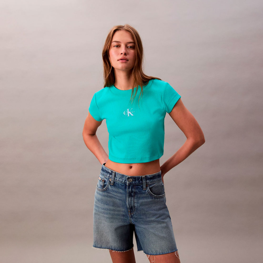 t-shirt-monogramme-coupe-slim t-shirt-monogramme-coupe-slim