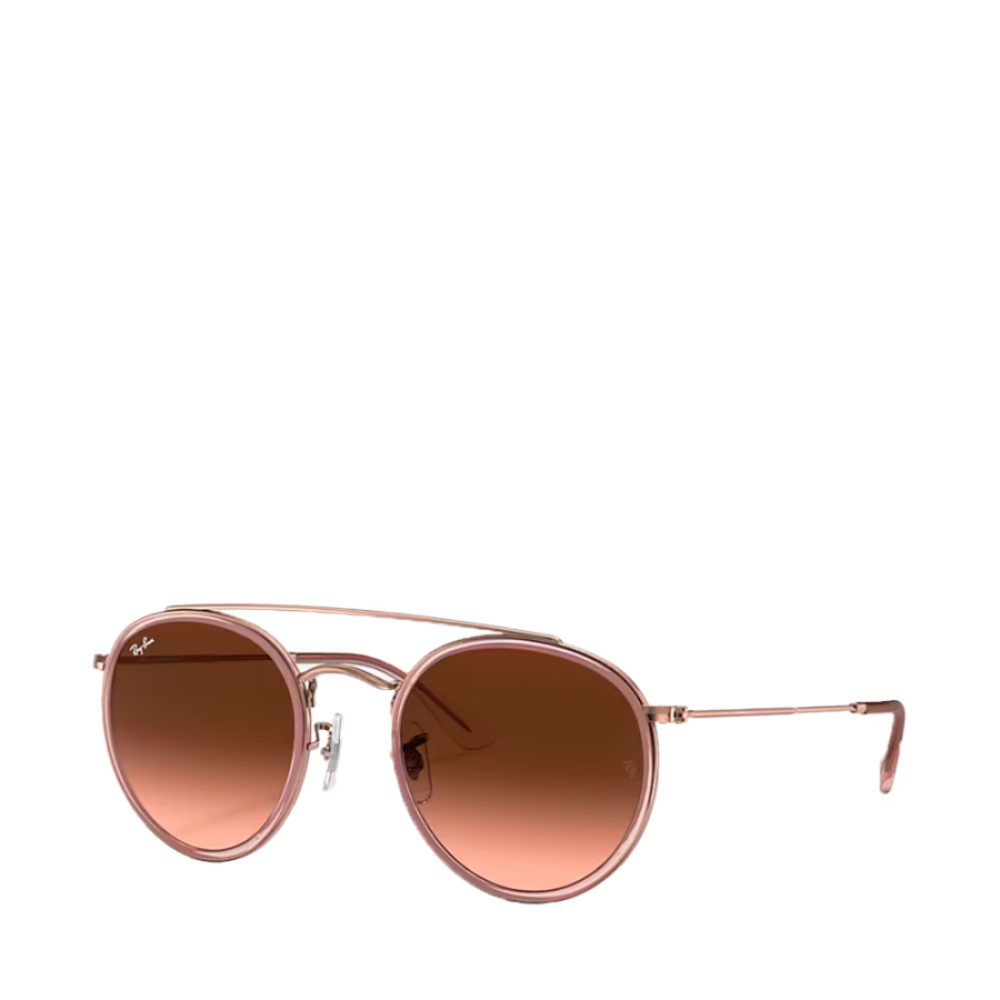 oculos-de-sol-0rb3647n-redondo-ponte-dupla