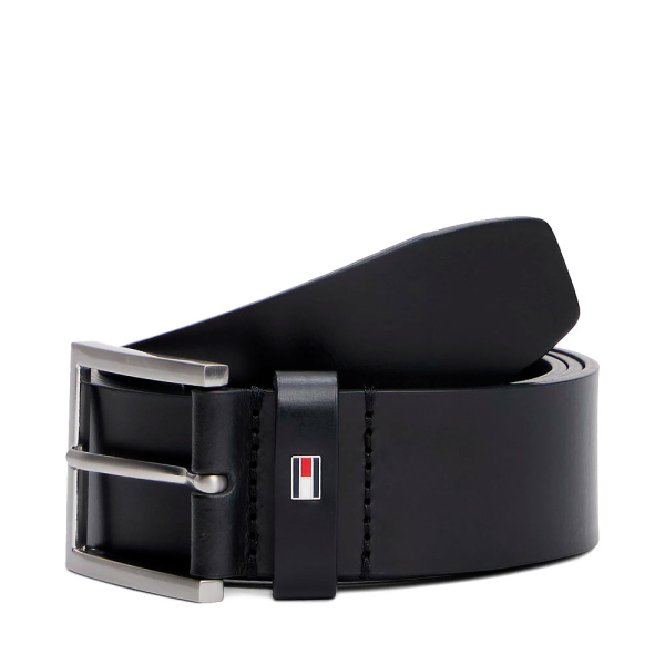 Tommy Hilfiger Ceinture en cuir Hampton - 95 Noir- Ref 40 €