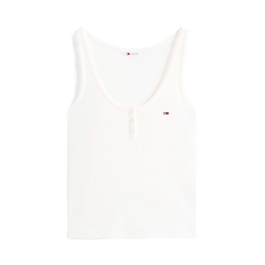 t-shirt-slim-sans-manches-a-col-henley t-shirt-slim-sans-manches-a-col-henley