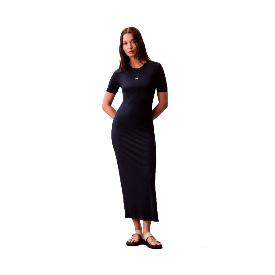 robe-midi-cotelee-extensible-en-modal robe-midi-cotelee-extensible-en-modal