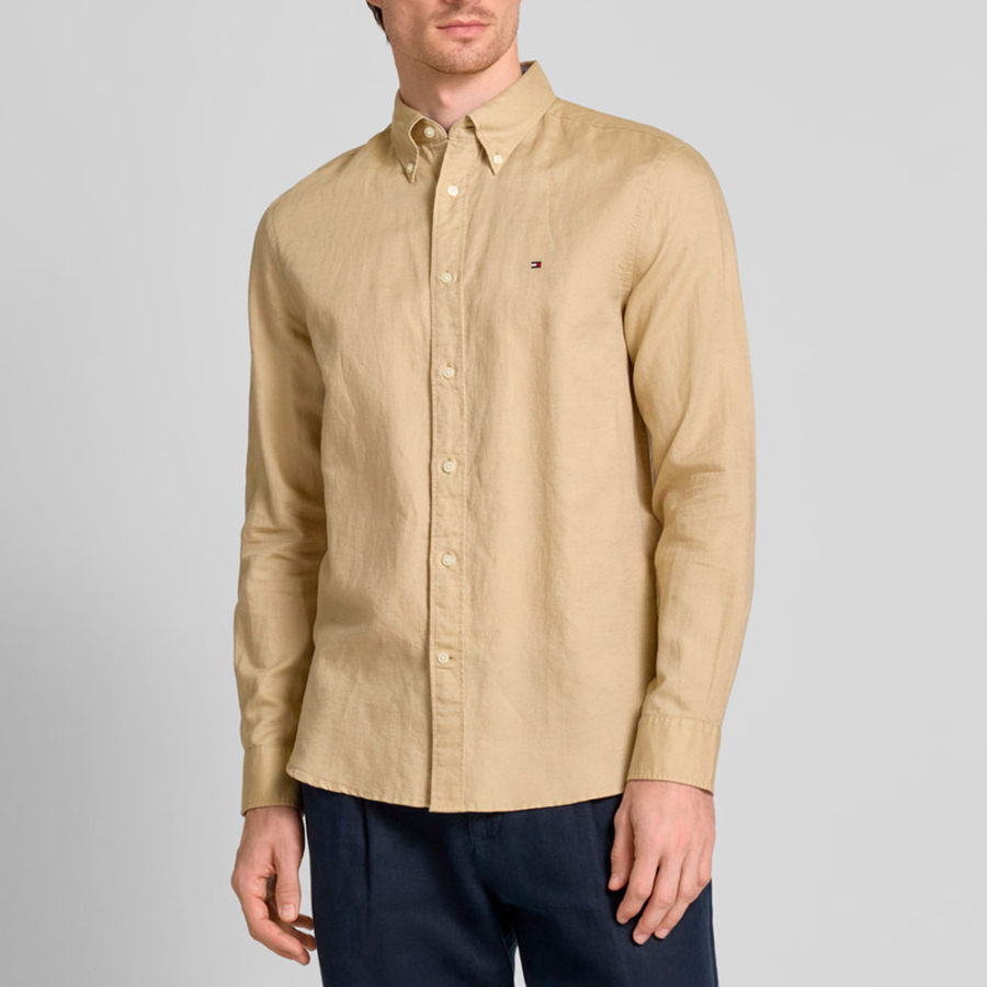 camisa-linen-blend camisa-linen-blend