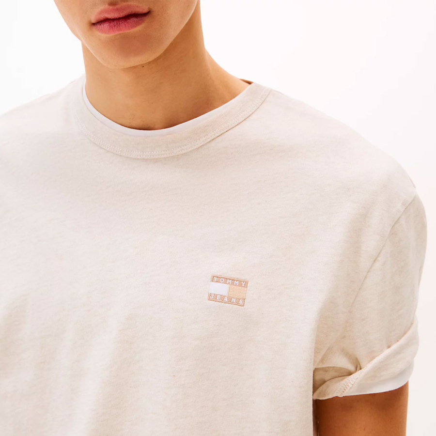 t-shirt-with-tonal-brand-patch t-shirt-with-tonal-brand-patch