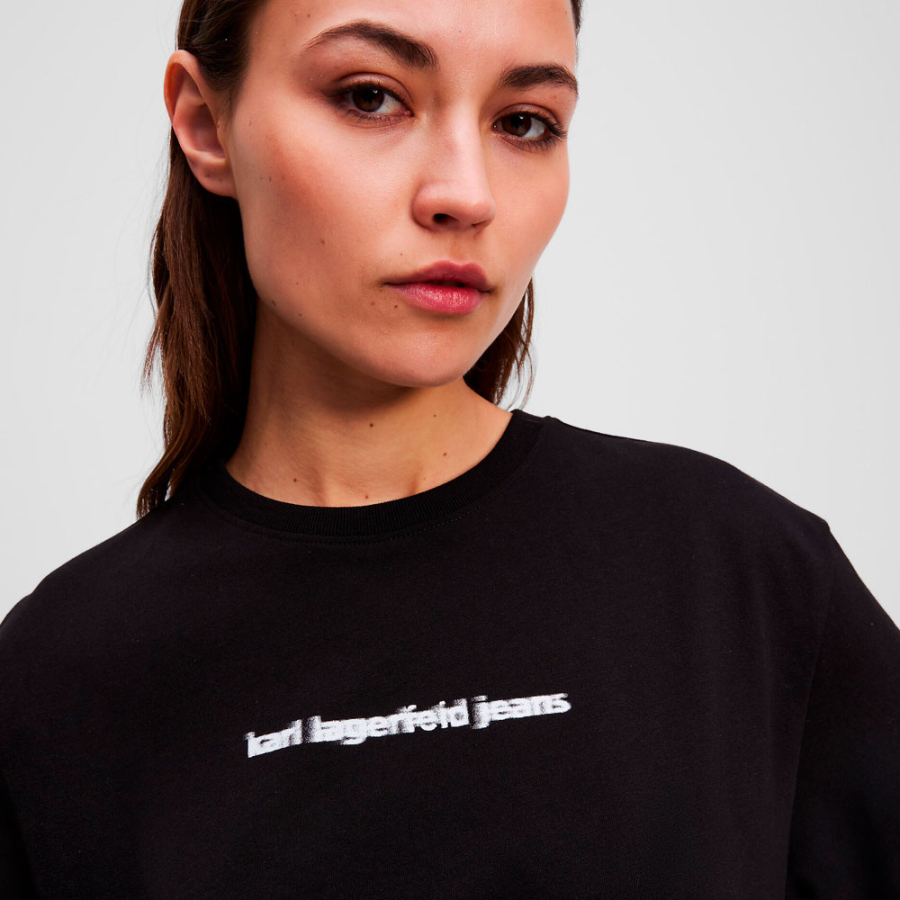 t-shirt-con-logo-sfocato-klj t-shirt-con-logo-sfocato-klj