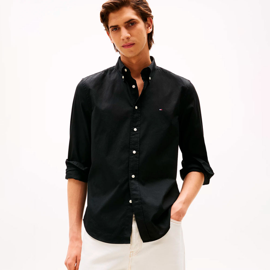 camisa-flex-de-popelin-con-corte-regular camisa-flex-de-popelin-con-corte-regular