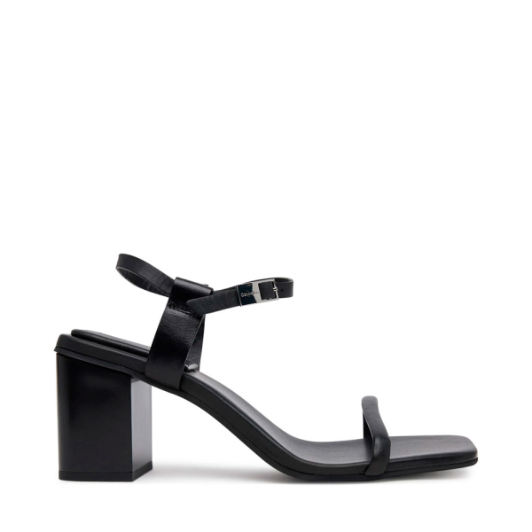 Calvin Klein sandales talons blocs - 38 Noir- Ref 98 €