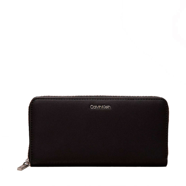 Calvin Klein Grand portefeuille zipp avec blocage RFID - U Noir- Ref 47 €