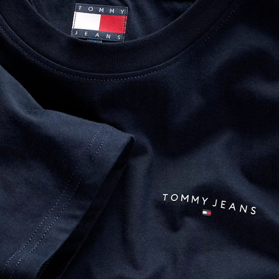 slim-t-shirt-with-linear-logo slim-t-shirt-with-linear-logo