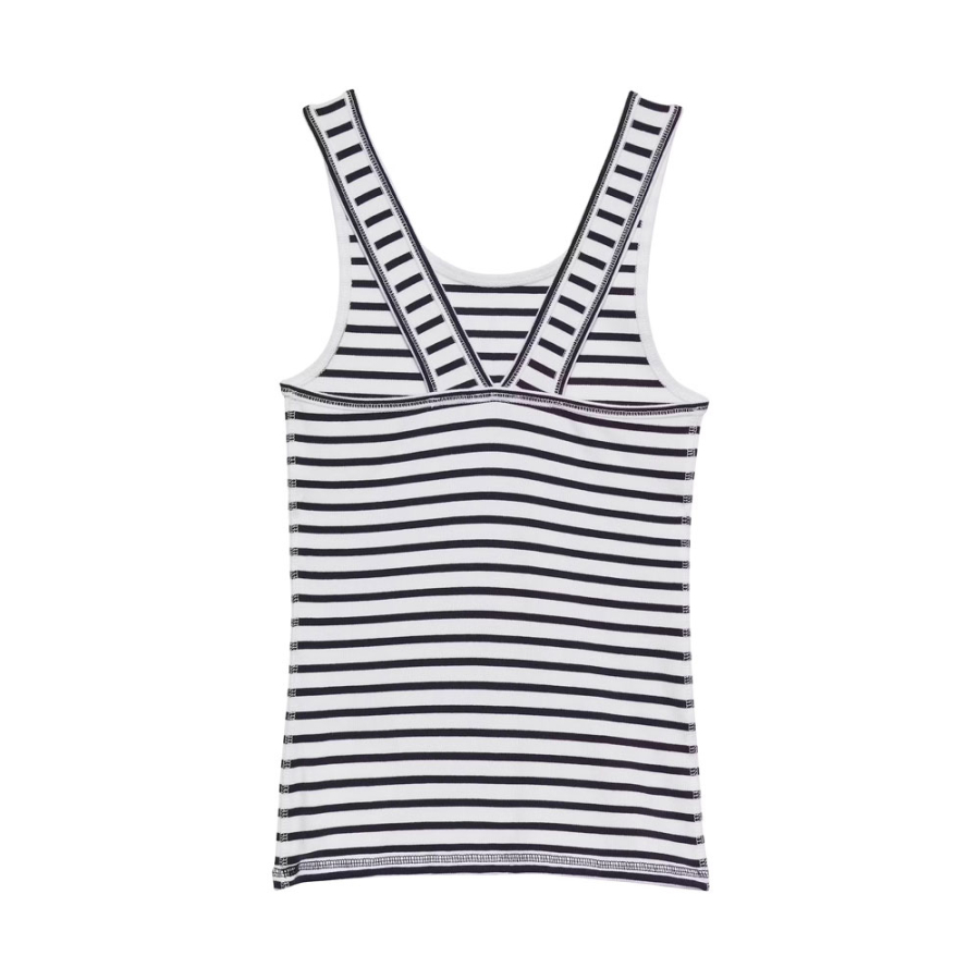 geripptes-tanktop-mit-streifen-und-grafischem-logo geripptes-tanktop-mit-streifen-und-grafischem-logo