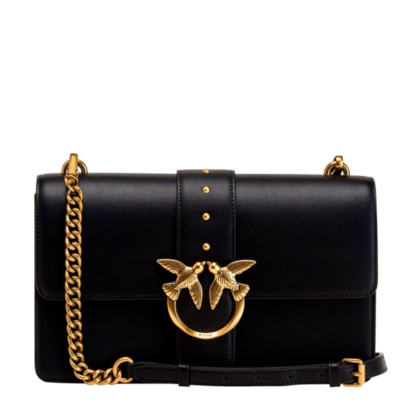 Pinko SAC VITELLO SETA LOVE ONE - U Noir- Ref 236 €