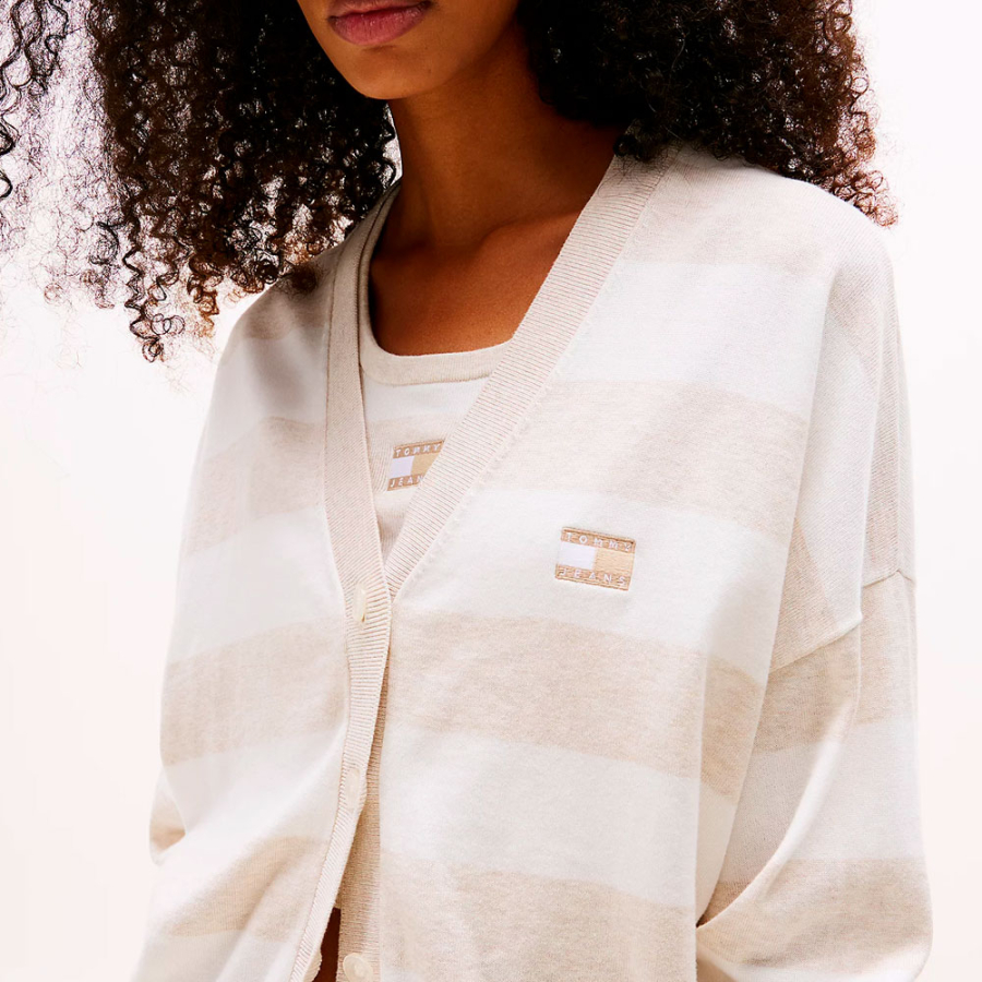 cardigan-de-corte-amplio-con-parche cardigan-de-corte-amplio-con-parche