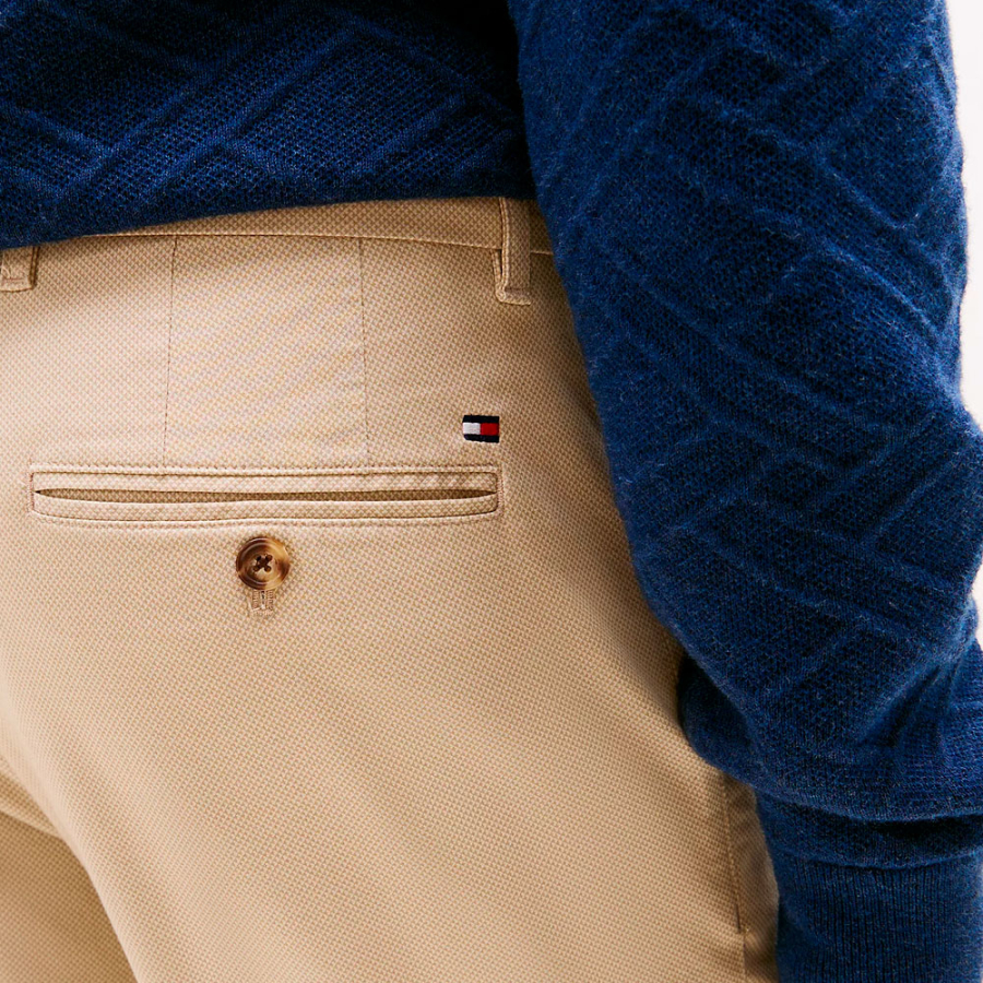pantalon-chino-droit-imprime-denton pantalon-chino-droit-imprime-denton