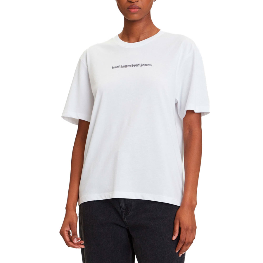 t-shirt-con-logo-sfocato-klj t-shirt-con-logo-sfocato-klj