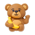 BEAR HUGGING BANANA