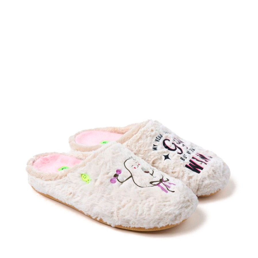 blantyre-hairy-slippers-with-a-drawing-and-phrase