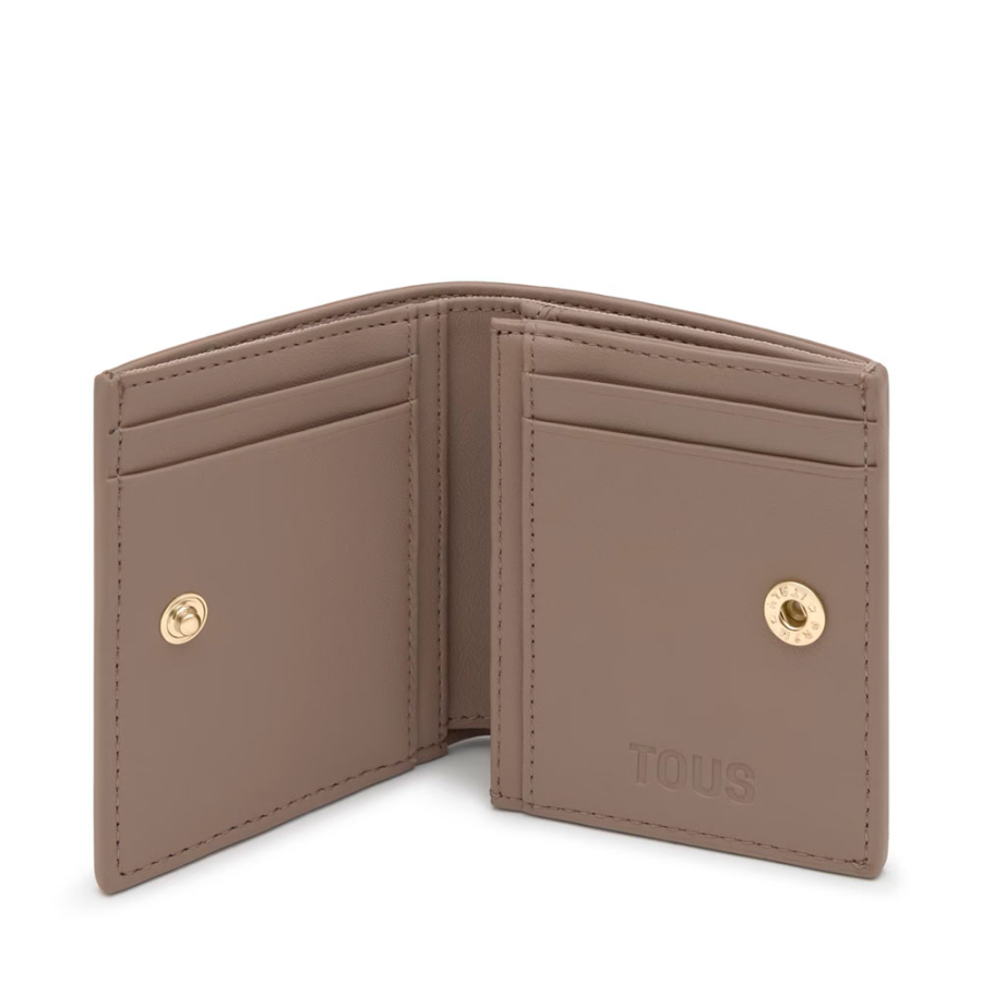 kleines-portemonnaie-kaos-mini-lines-in-taupe