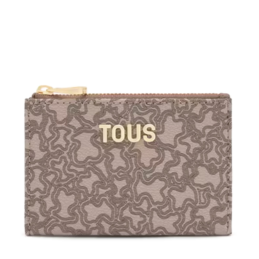kaos-mini-lines-taupe-card-holder-wallet kaos-mini-lines-taupe-card-holder-wallet