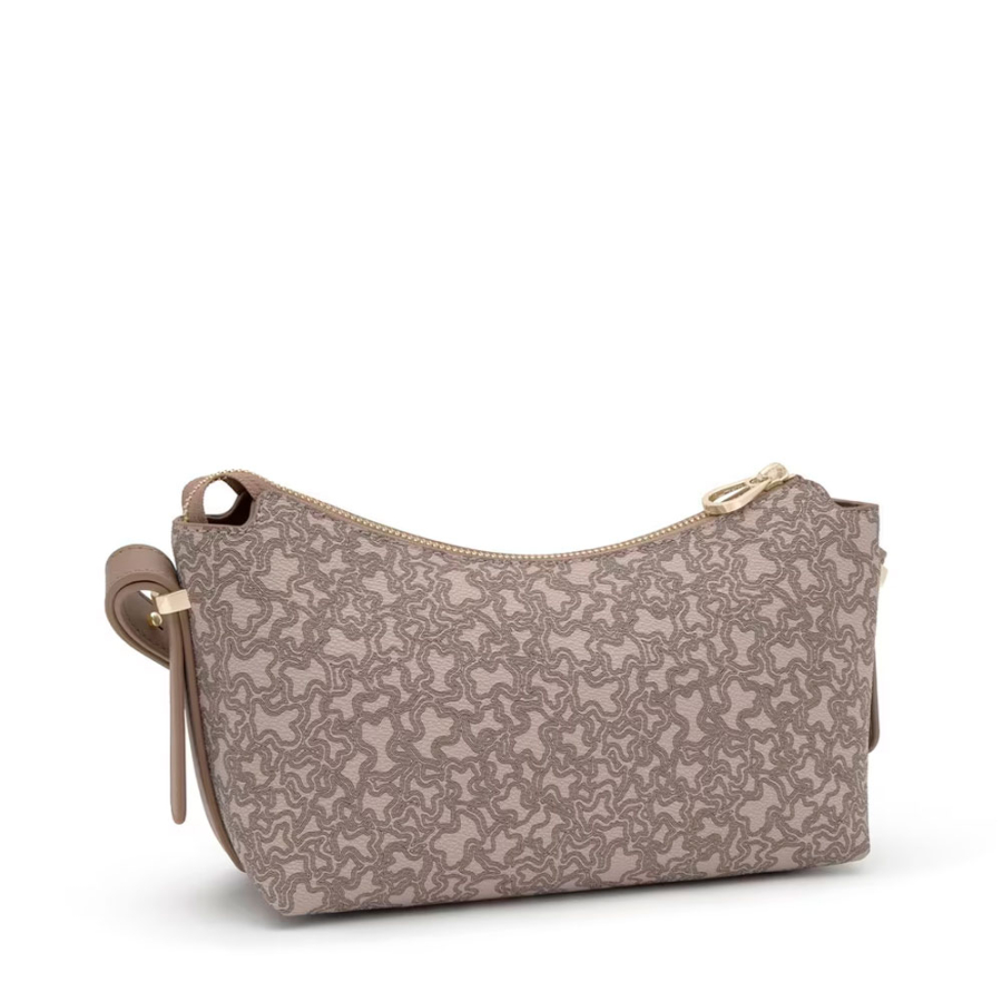 mittelgrosse-schultertasche-kaos-mini-lines-in-taupe mittelgrosse-schultertasche-kaos-mini-lines-in-taupe