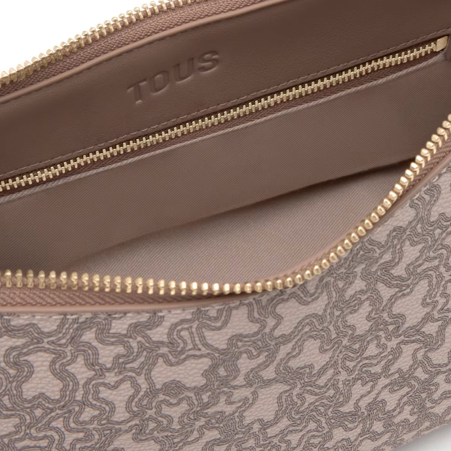 mittelgrosse-schultertasche-kaos-mini-lines-in-taupe mittelgrosse-schultertasche-kaos-mini-lines-in-taupe