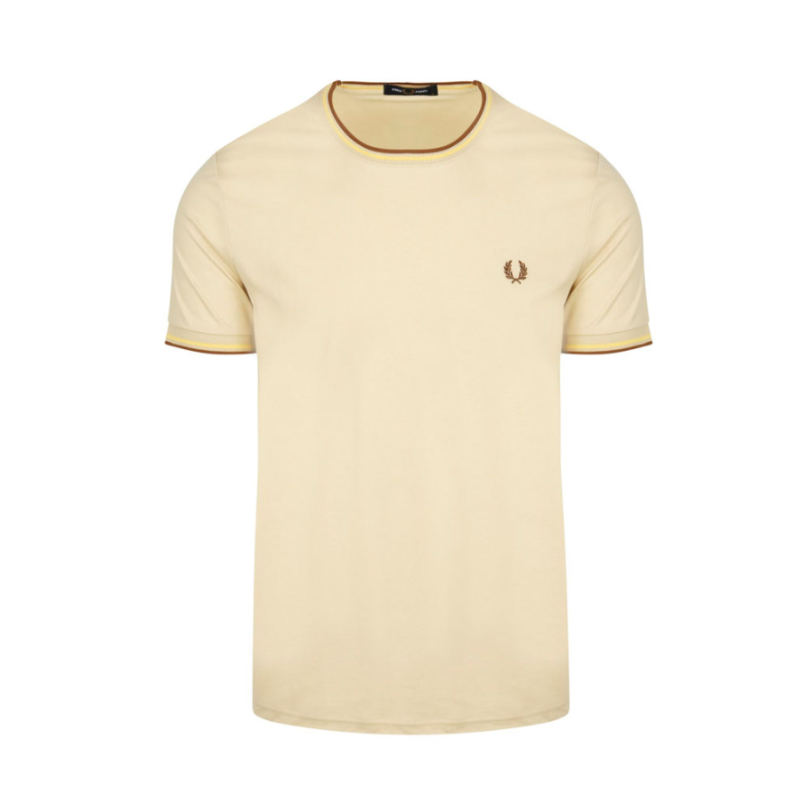 t-shirt-avec-bordure-a-deux-bandes t-shirt-avec-bordure-a-deux-bandes