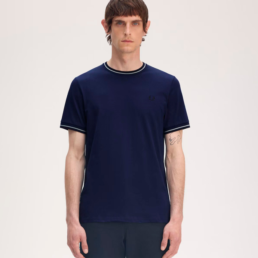 m1588-t-shirt-con-doppia-righe m1588-t-shirt-con-doppia-righe