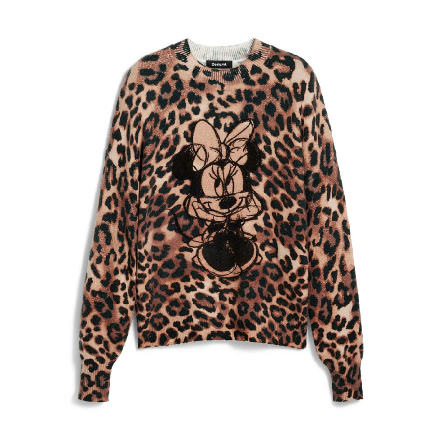 maglione-con-stampa-animalier-di-minnie maglione-con-stampa-animalier-di-minnie