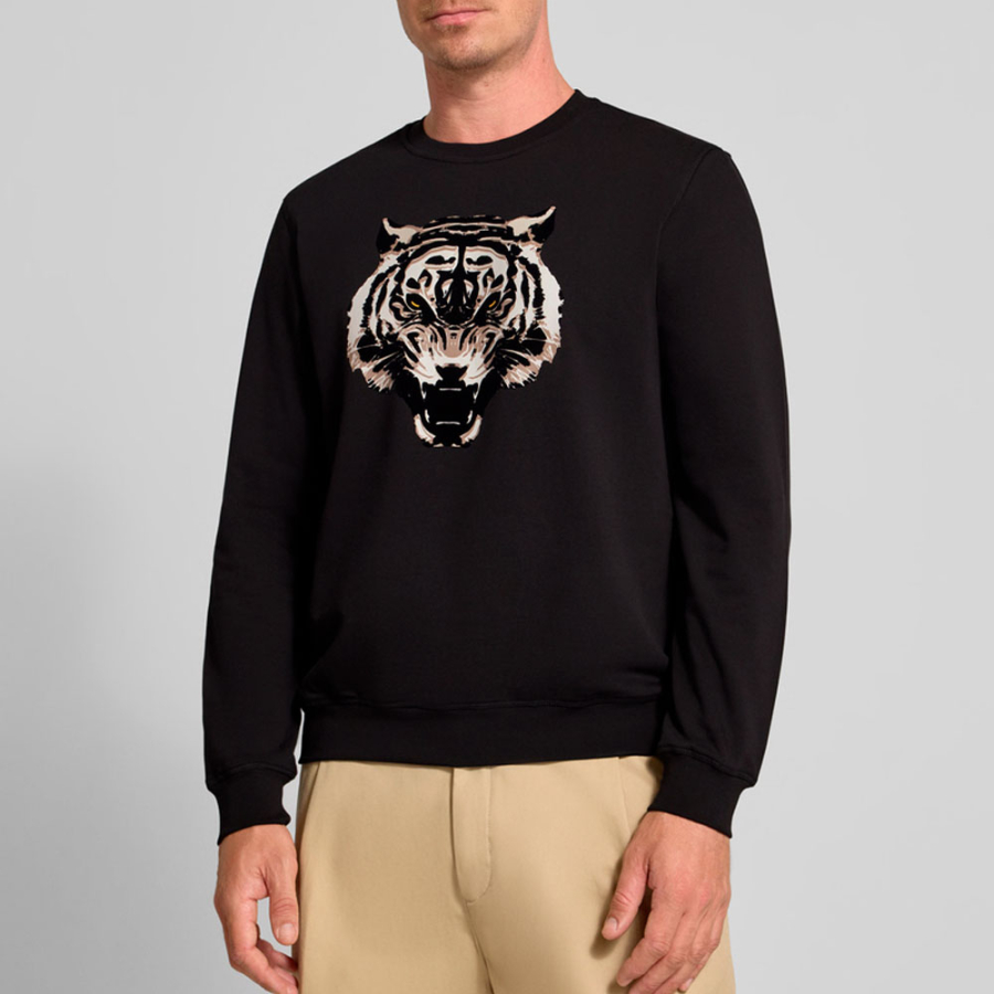 regular-fit-sweatshirt-with-tiger-print