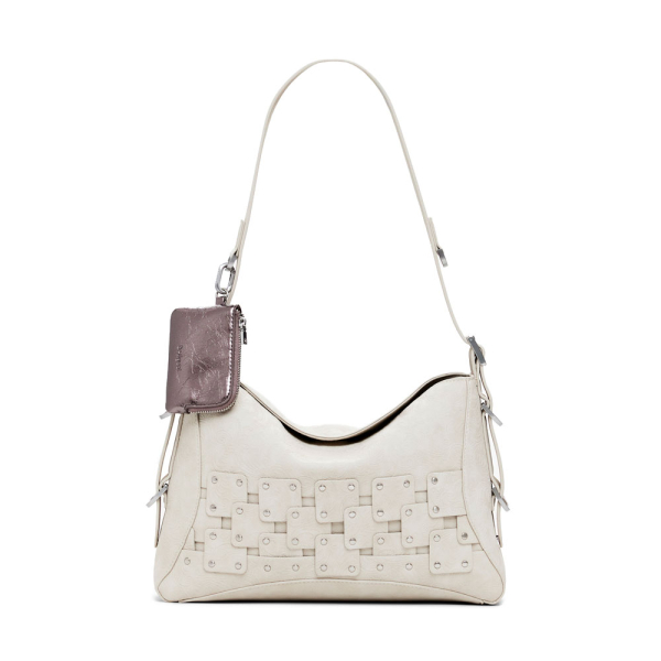 Desigual Sac main moyen patch clout - U Blanc- Ref 56 €