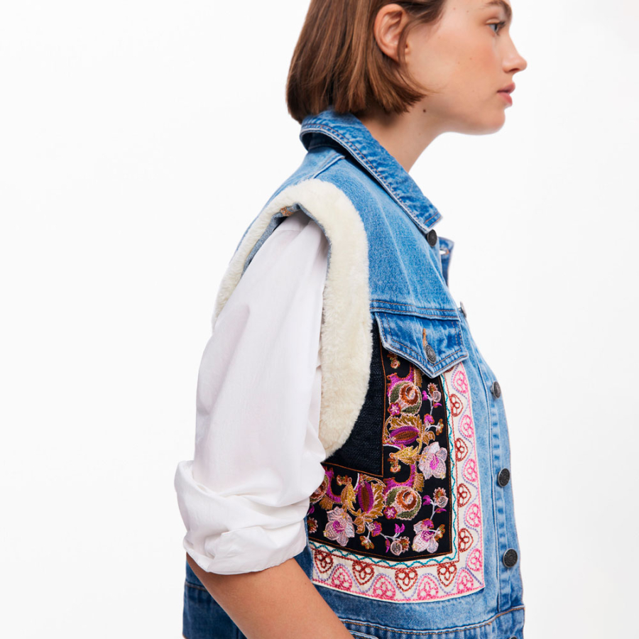 gilet-en-jean-en-peau-de-mouton gilet-en-jean-en-peau-de-mouton