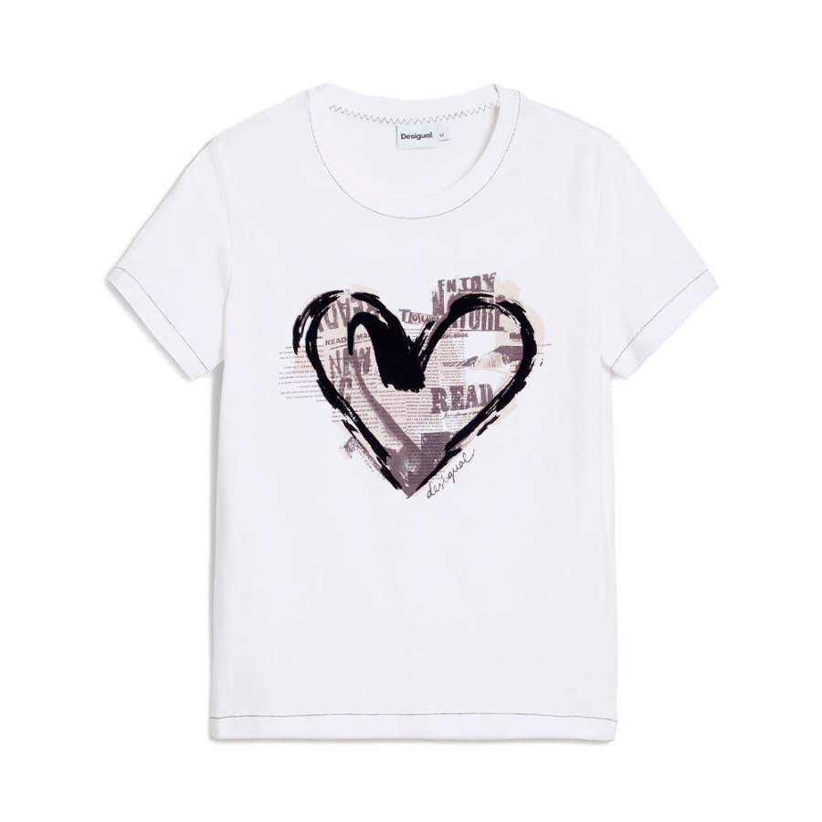 newspaper-heart-t-shirt