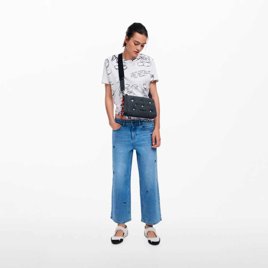 mittelgrosse-mickey-denim-umhangetasche mittelgrosse-mickey-denim-umhangetasche