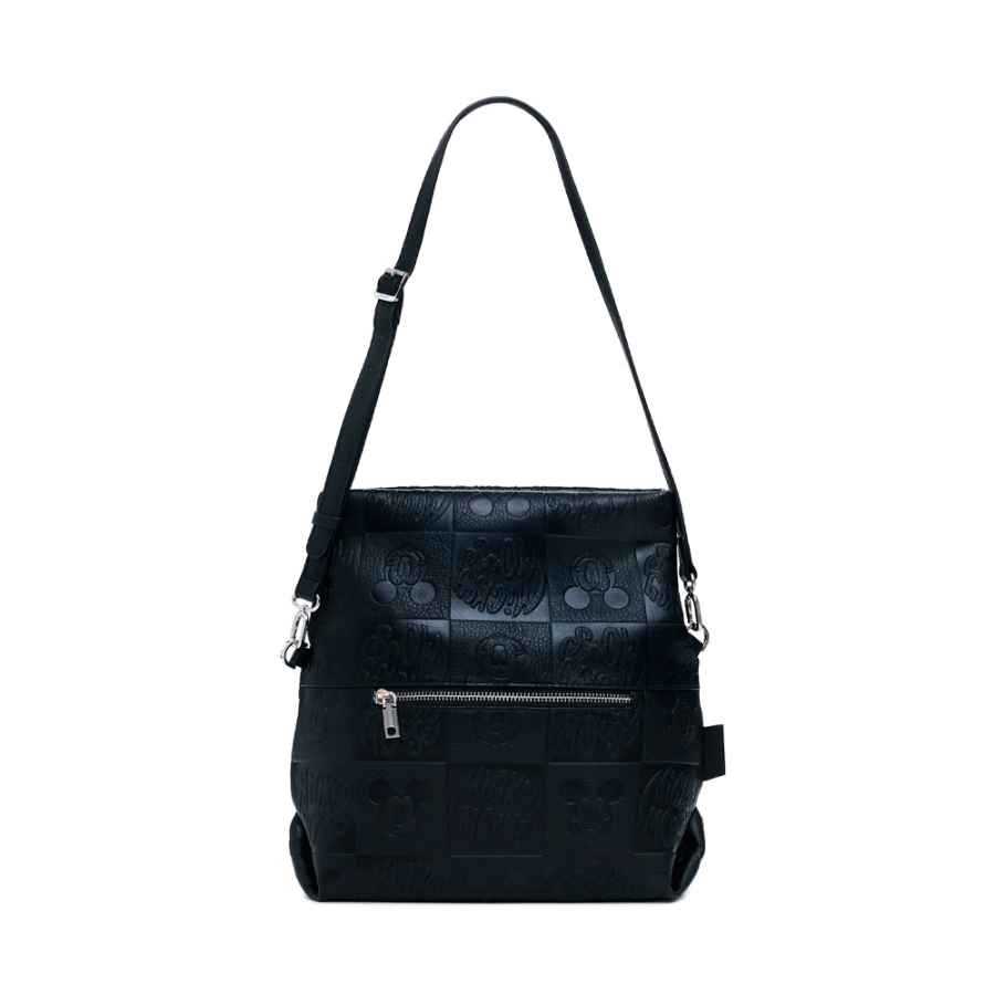 bolsa-media-com-aba-de-couro-sintetico-mickey bolsa-media-com-aba-de-couro-sintetico-mickey