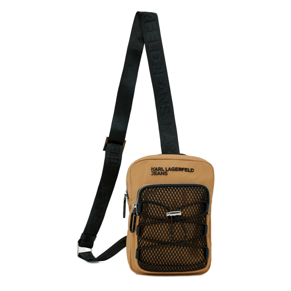 Karl Lagerfeld Jeans SAC BANDOULIRE UTILITY AVEC CORDON DE SERRAGE - U Beige- Ref 91 €