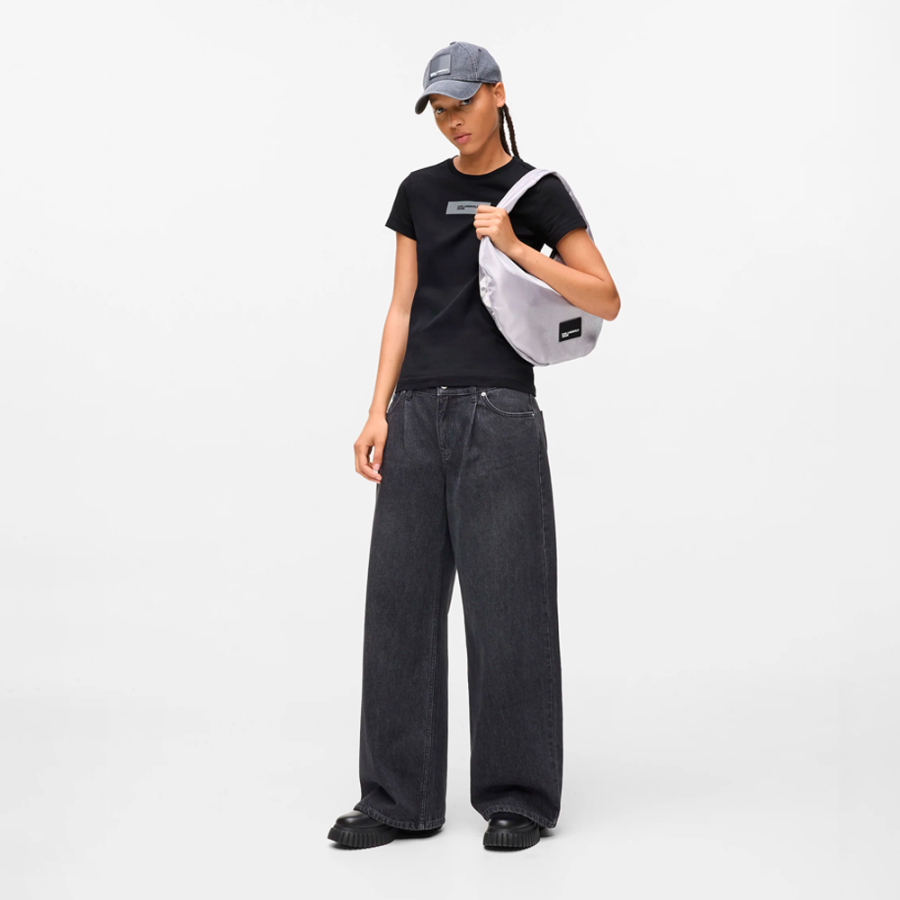 t-shirt-with-reflective-logo t-shirt-with-reflective-logo