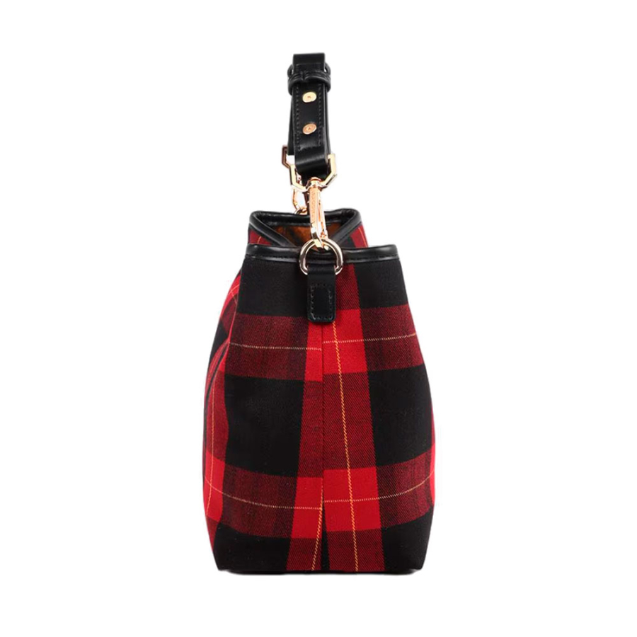 woven-checkered-bag-with-shield-patch