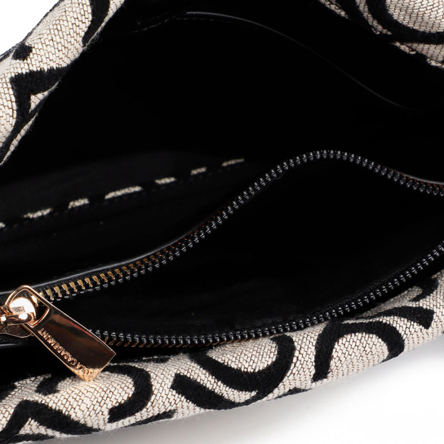 flocked-lc-jacquard-fabric-shoulder-bag
